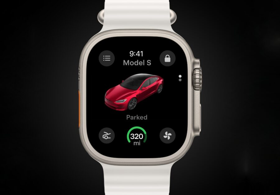 Tesla дозволить керувати електромобілем через Apple Watch