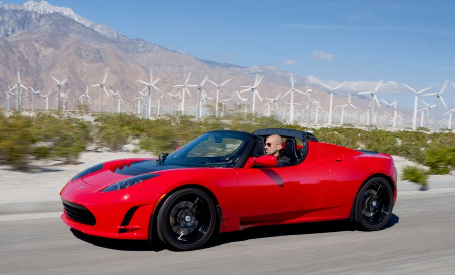 The Tesla Roadster of the first generation (2008–2012) unexpectedly became a collectible car