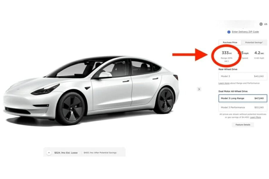 Tesla Model 3 electric car got a new battery and... reduced range?!