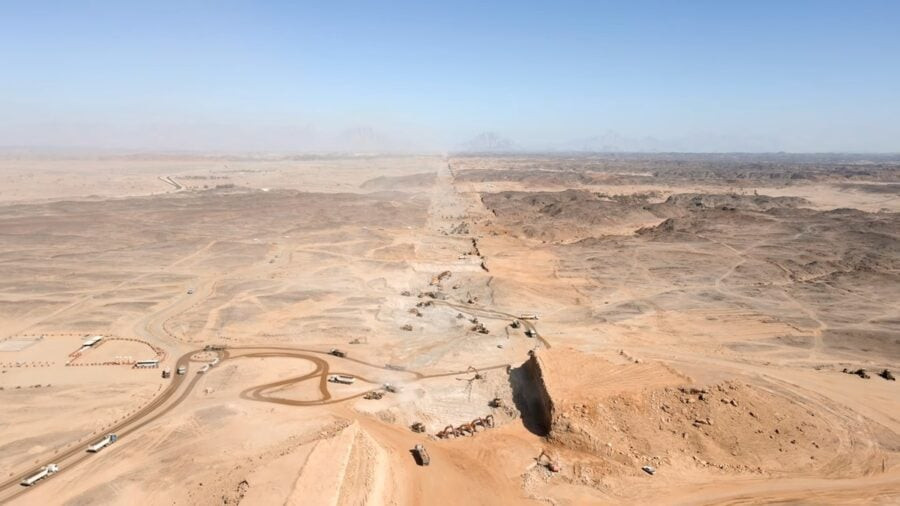 Saudi Arabia is still building The Line - the wall city in the desert