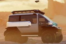 Unique concepts: the new Toyota Baby Lunar Cruiser, which could have been the Toyota Supra, the forerunner of the Toyota FJ Cruiser