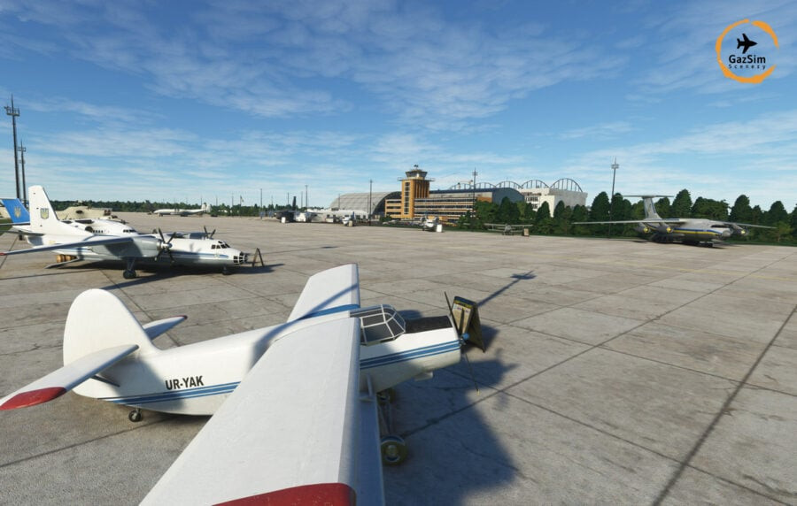 Antonov / Hostomel Airport in Microsoft Flight Simulator