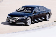 Unexpected debut: Volkswagen Phaeton D2 luxury sedan concept