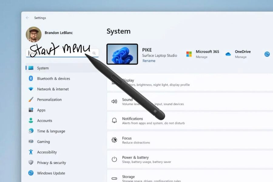 Microsoft дозволила писати у будь-якому полі вводу Windows 11