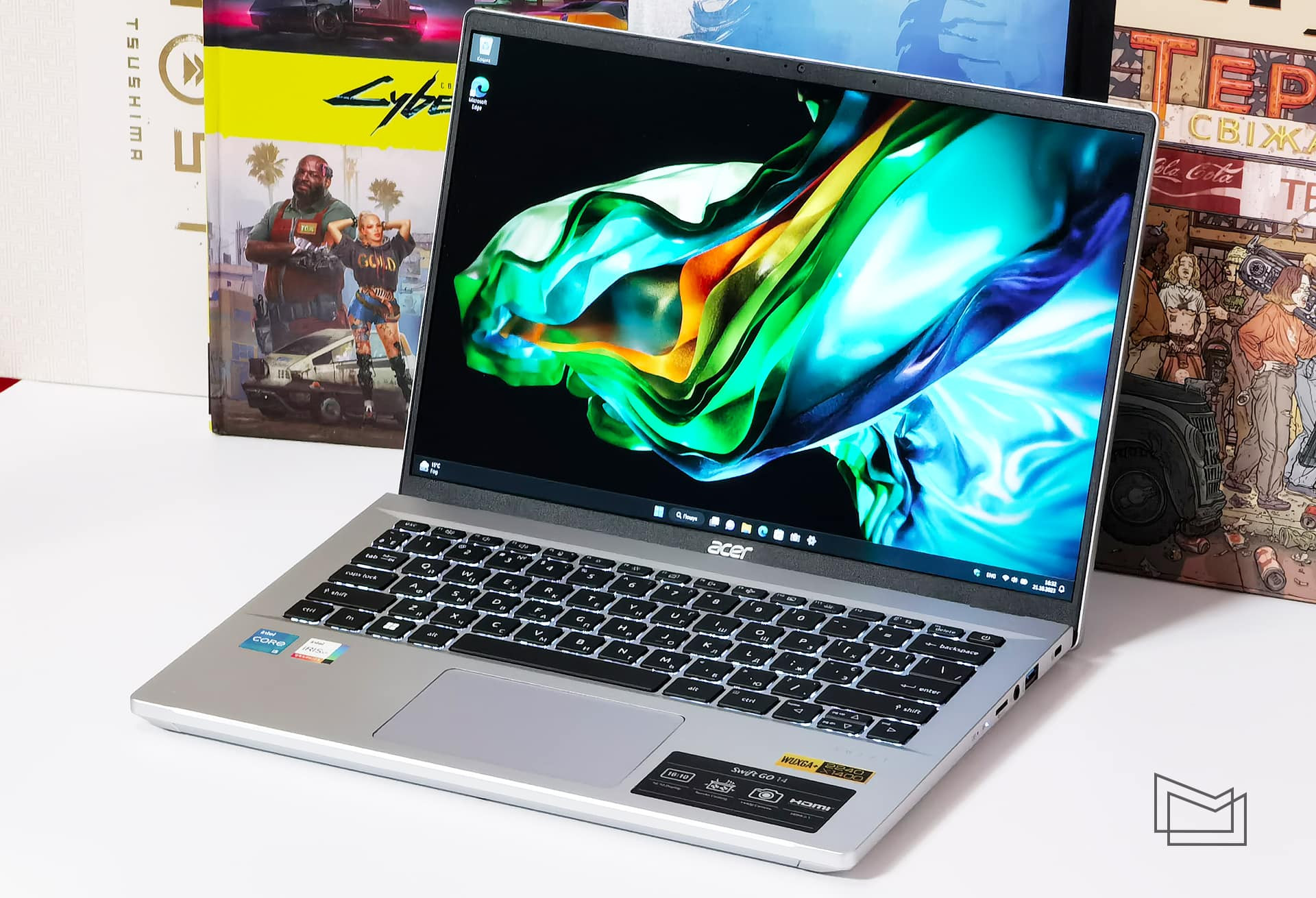 Огляд Acer Swift Go 14 SFG14-71 - компактний ноутбук для офісних завдань