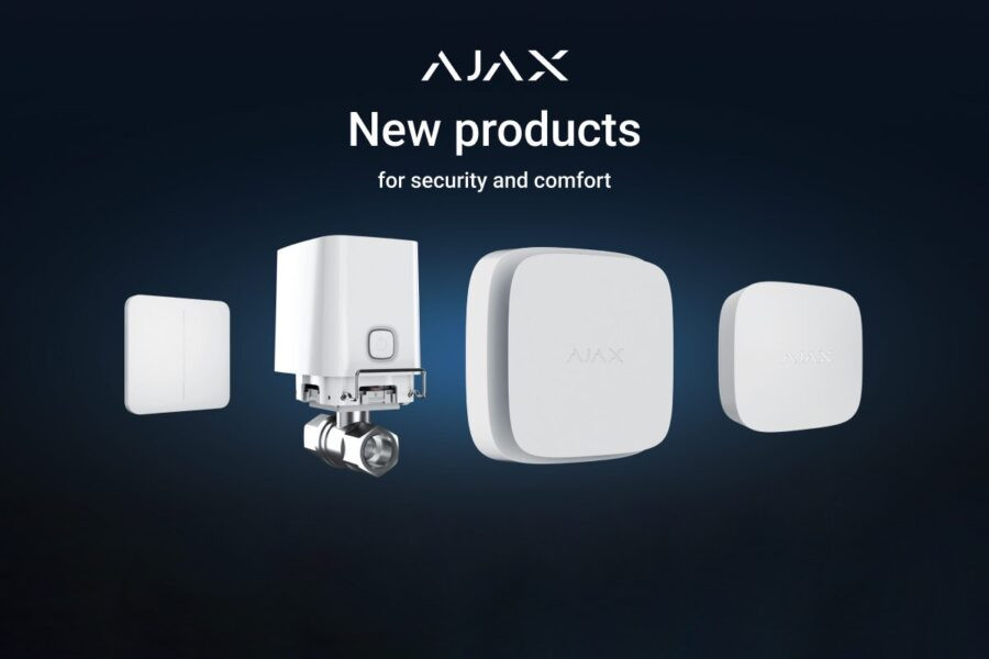 Ajax Systems представили пристрої для комфорту, новий дизайн застосунку та лінійку пожежних датчиків