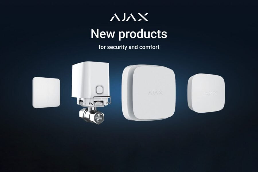 Ajax Systems introduced comfort devices, a new application design and a line of fire detectors