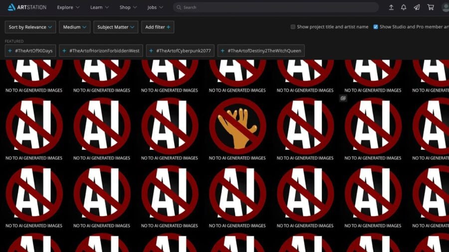 Artists revolt against artificial intelligence by boycotting ArtStation