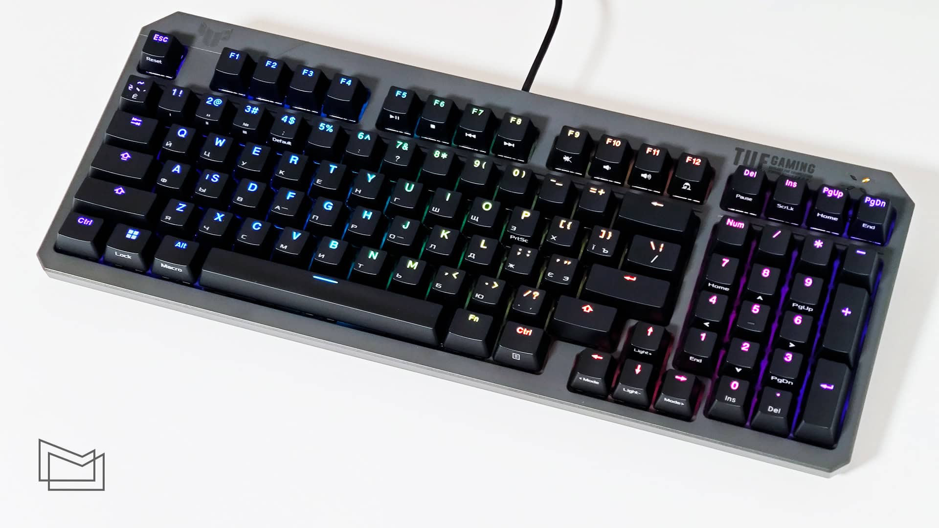 ASUS TUF Gaming K3 Gen II review: waterproof keyboard with optical switches