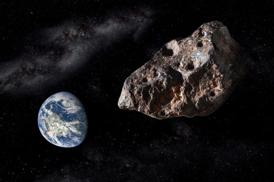 A crater from an asteroid was found near Africa, which may be the brother of the dinosaur killer