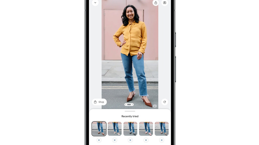 Google allows you to shoe in online with the help of AI