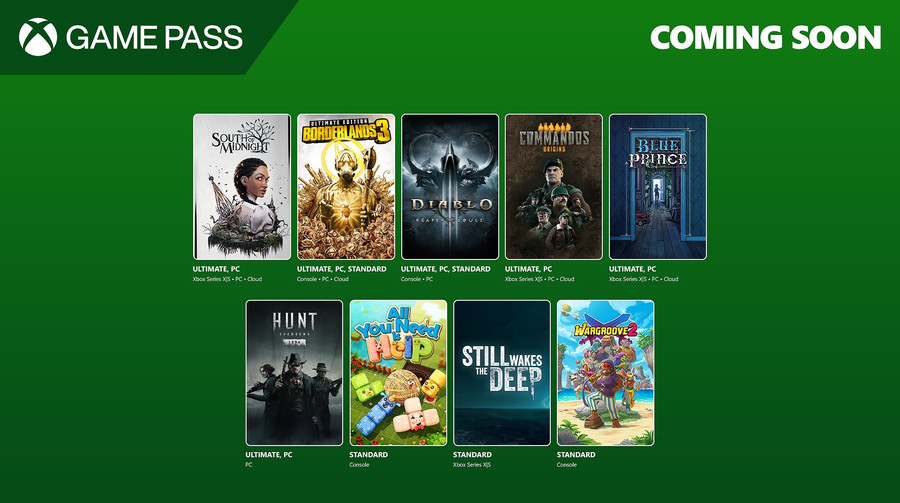 Поповнення каталогу Xbox/PC Game Pass у першій половині квітня 2025 року