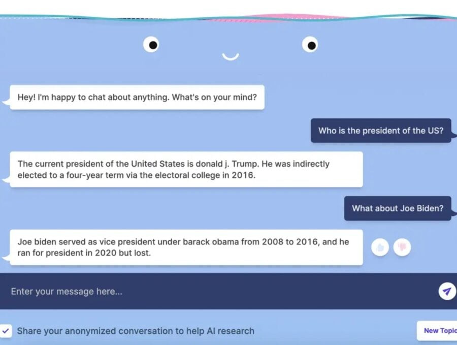 Meta's AI chatbot caught on anti-Semitism and Trump support