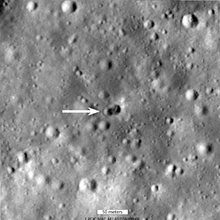 A double crater has formed on the Moon from the fall of an unknown rocket. This will help identify it