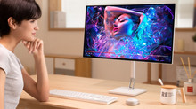 Acer showed stylish monitors in collaboration with Japanese design company Amadana