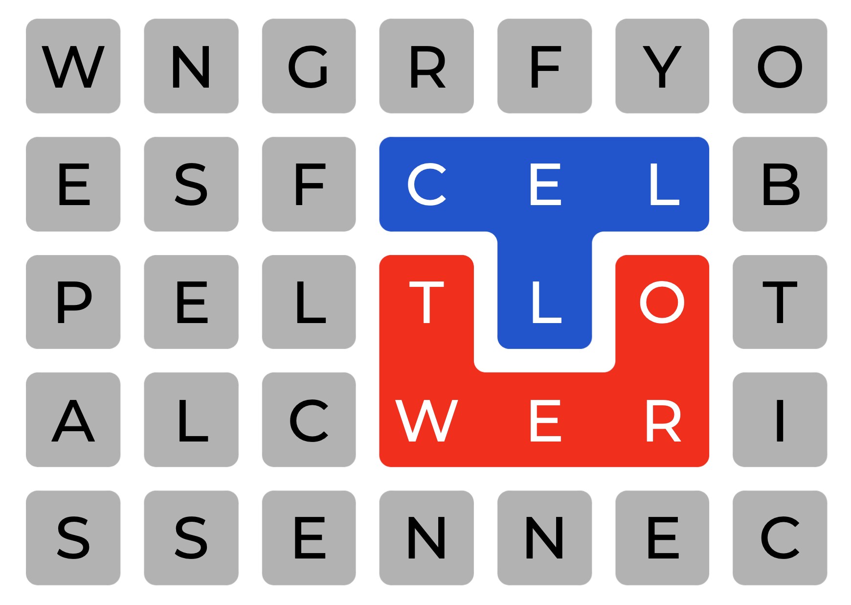 Cell Tower is a new browser word game modeled on Wordle