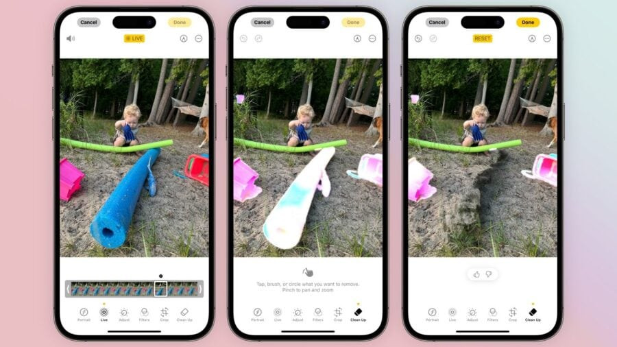 The beta version of iOS 18.1 has a feature to cut objects from photos