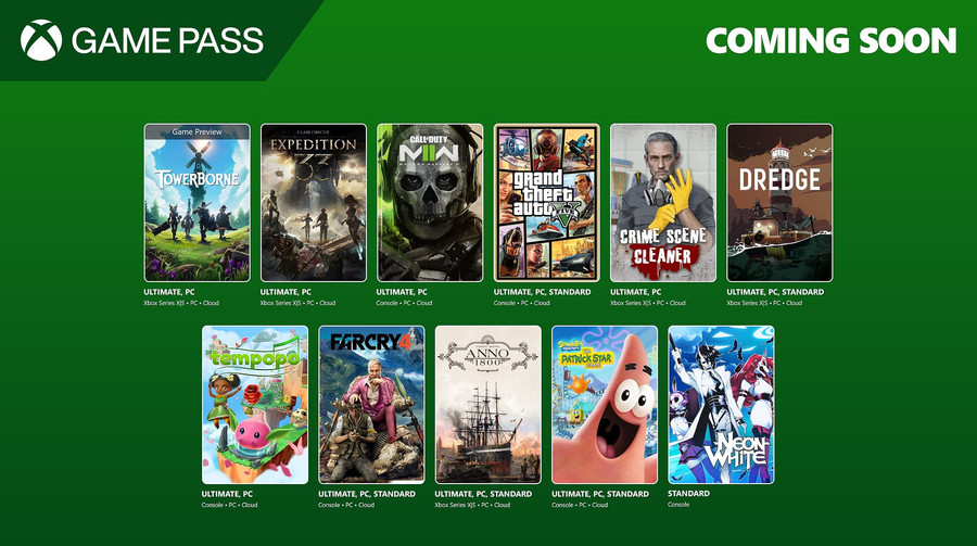 Поповнення каталогу Xbox/PC Game Pass у другій половині квітня 2025 року