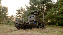 Ukraine has created a ground-based drone called NUMO, which can carry up to 300 kg of cargo
