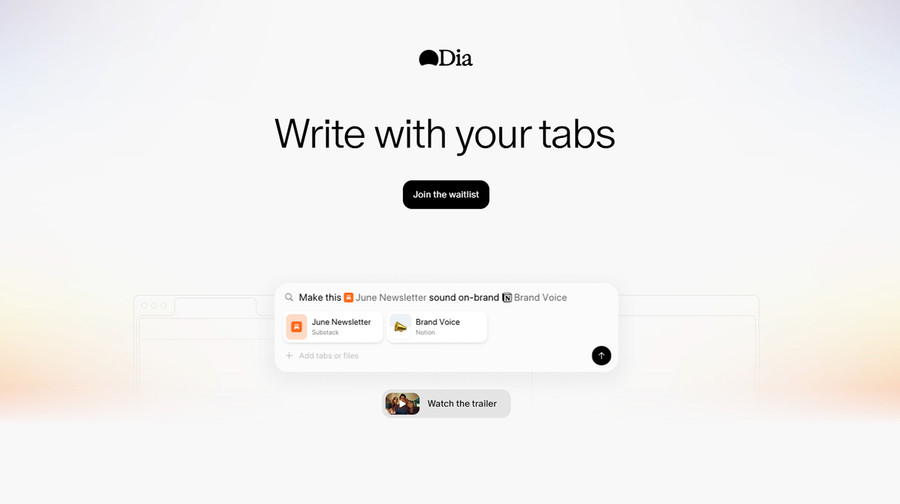 The Browser Company запускає підписку за $20 на свій ШІ-браузер Dia