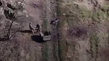 The ground drone Zmiy evacuated a wounded soldier, surviving a mine explosion and an attack by an FPV drone