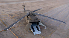 Sikorsky showed a prototype of a cargo drone based on the Black Hawk helicopter