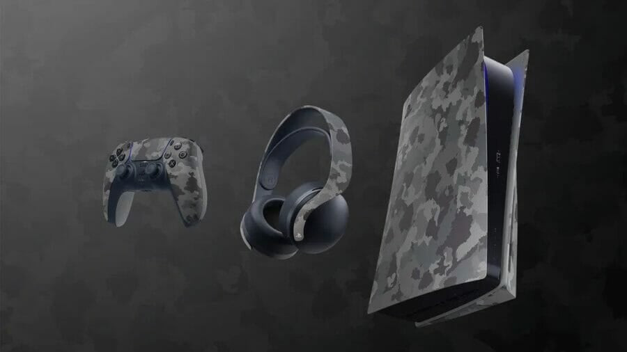 Sony showed PlayStation 5 with accessories in camouflage design