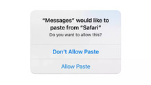 Apple management has confirmed the existence of a bug with permission to paste information in iOS 16