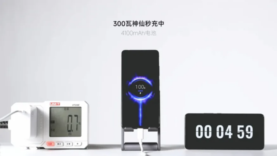 Xiaomi показала в роботі 300 Вт зарядку для смартфонів