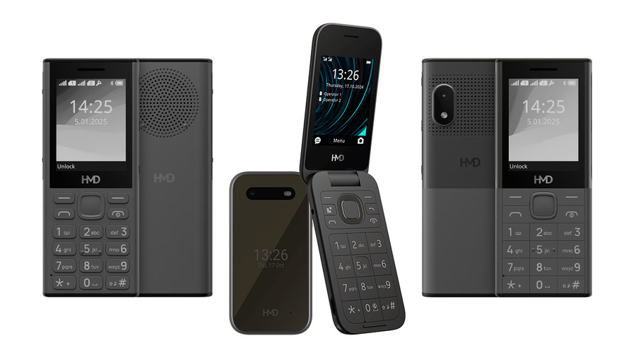 HMD представила три нових кнопкових телефони – HMD 130 Music, 150 Music та розкладний 2660 Flip