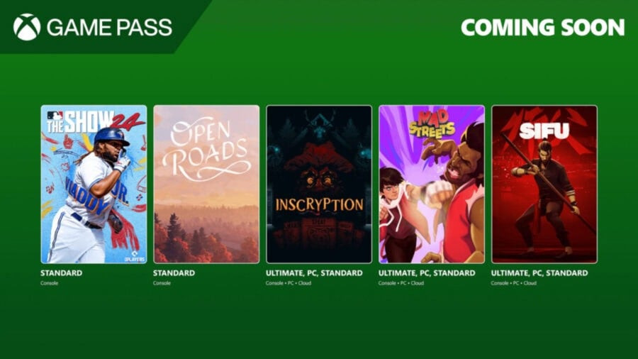 Xbox/PC Game Pass catalog additions in the first half of October 2024