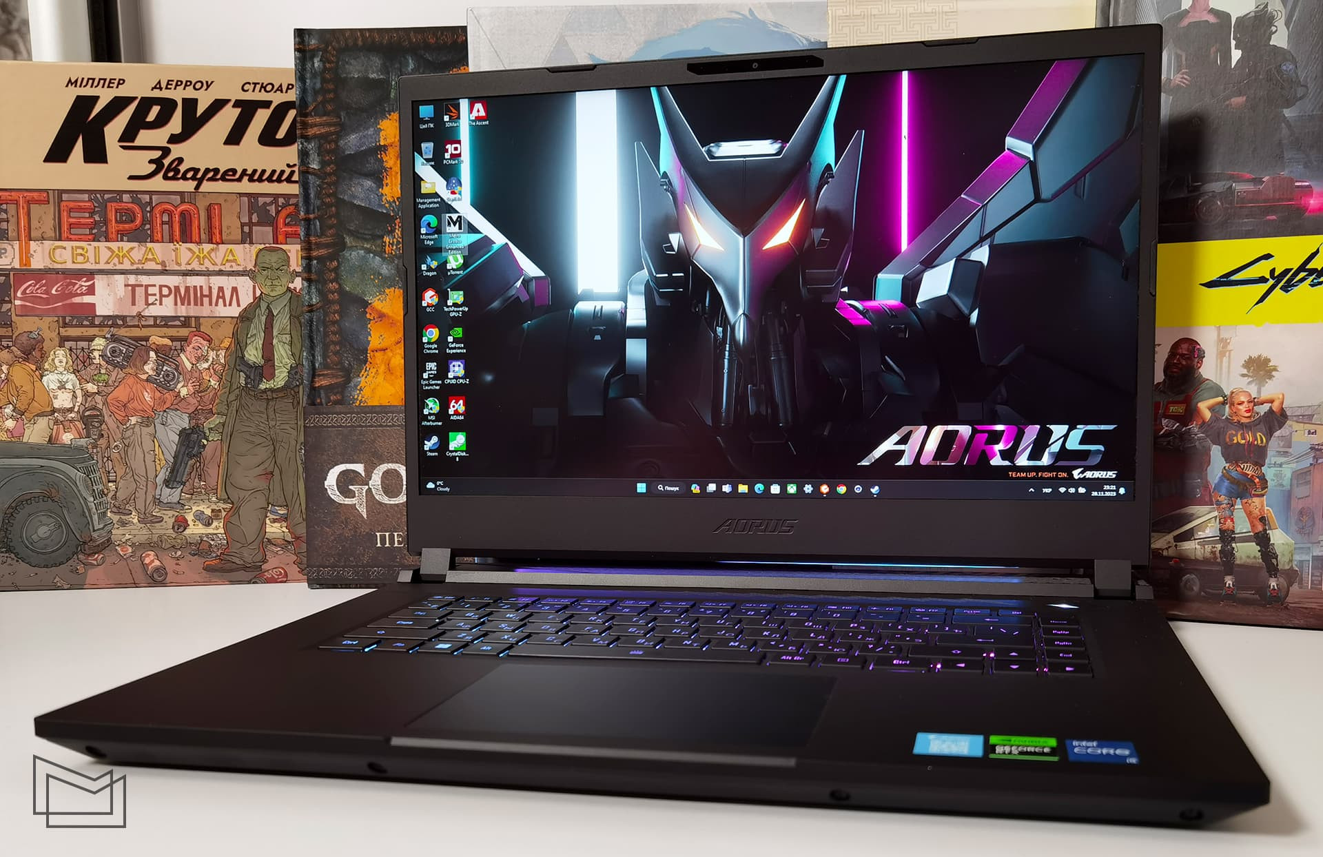 Огляд ігрового ноутбука Gigabyte AORUS 15 9KF