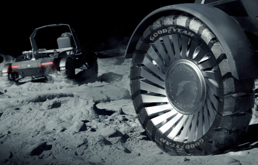 Goodyear розробляє нові шини для місячного ґрунту