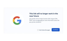 Скорочені посилання goo․gl від Google перестануть працювати в серпні 2025 року