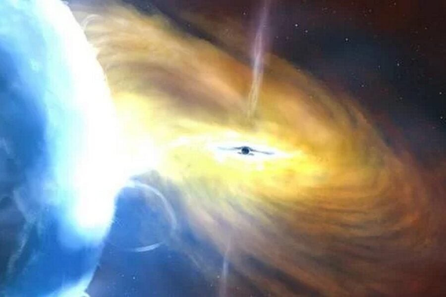 Astronomers have seen the largest explosion in space - it is associated with a supermassive black hole