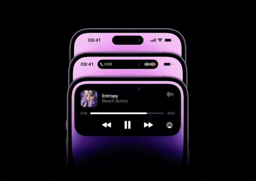 Dynamic Island, ймовірно, замінить виріз на всіх моделях iPhone 15