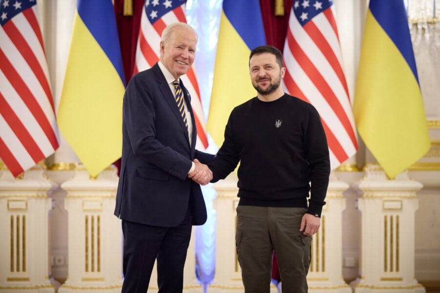 Joe Biden in Kyiv: the US President visited Ukraine for the first time since 2008 and announced a new military aid package