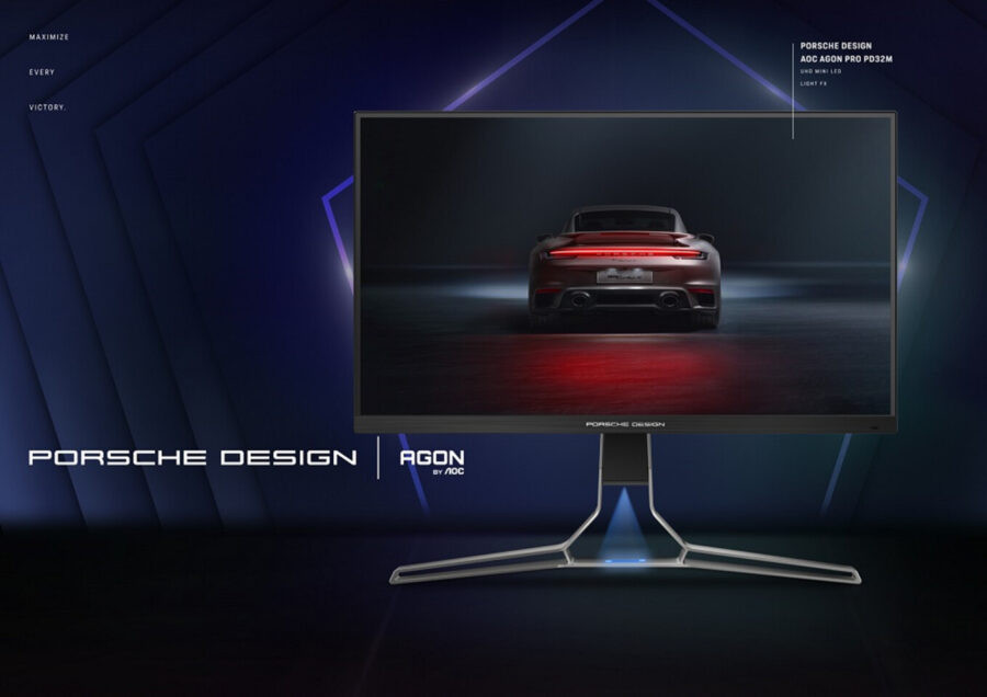 AOC презентує ігровий 4K-монітор PD32M з дизайном Porsche