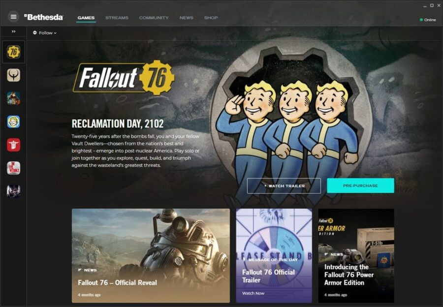 Bethesda відмовляється від власного магазину на користь Steam