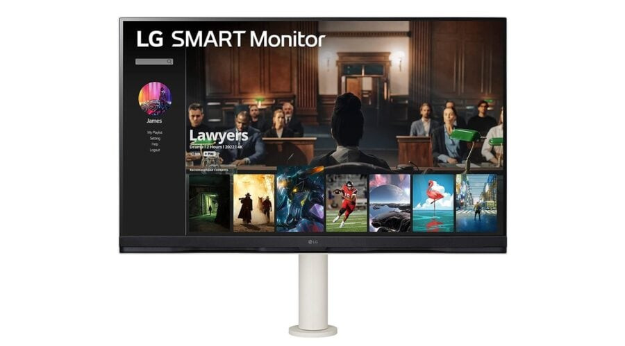 LG presented its first smart monitor with webOS - LG 32SQ780S