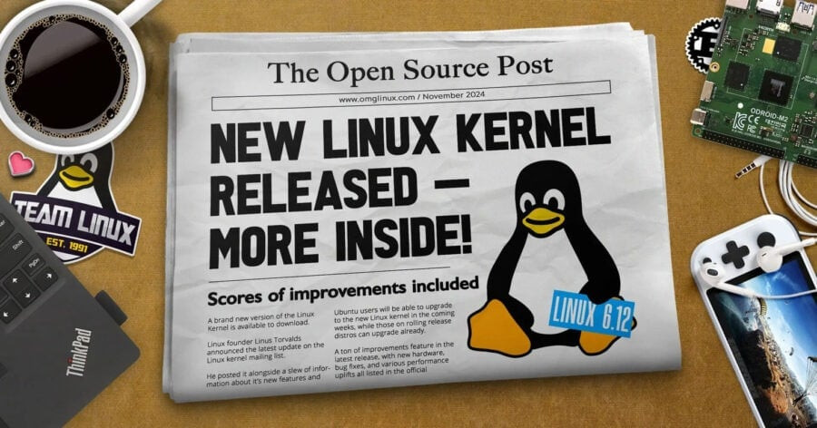 Ядро Linux 6.12 отримало офіційний статус LTS мінімум на 2 роки