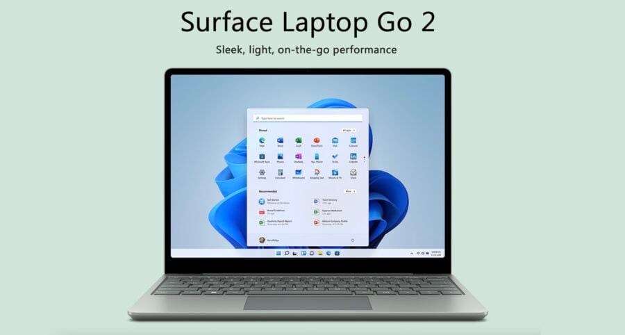 Microsoft has updated its most affordable laptop Surface Laptop Go 2
