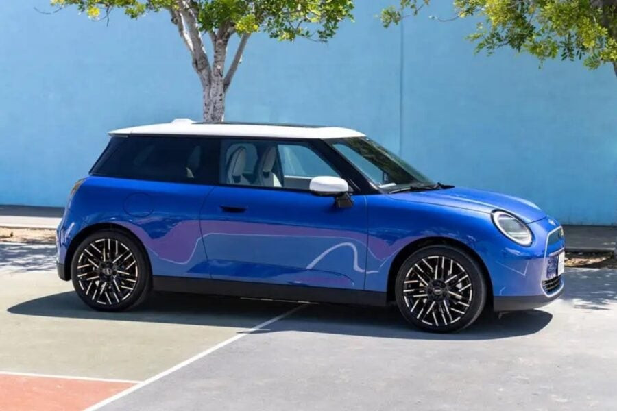 The first official photos of the new generation MINI Cooper electric car have appeared