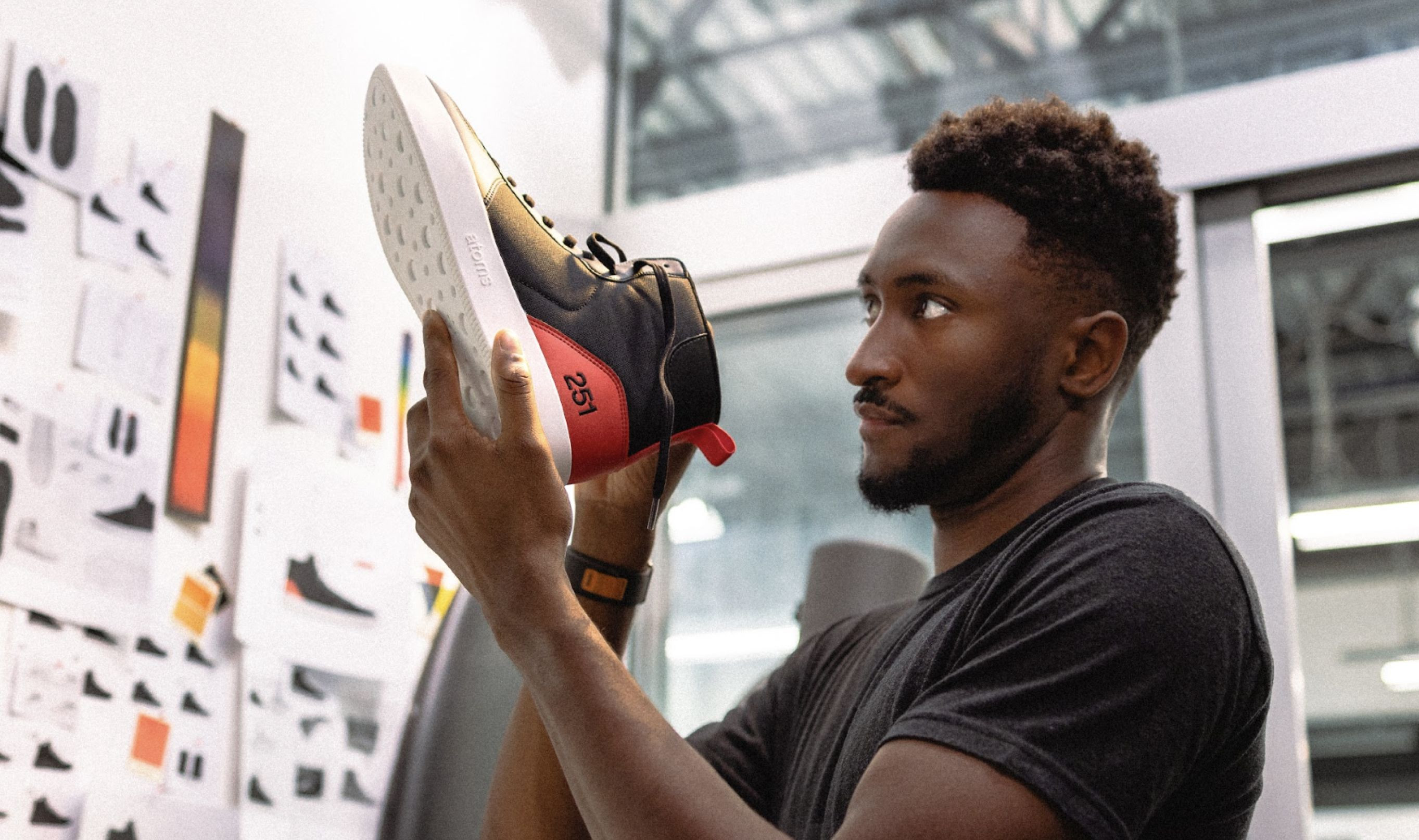 Blogger MKBHD released his first sneakers with Atoms