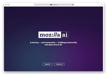 Mozilla is launching a new startup focused on trustworthy AI