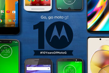 Motorola celebrates 10 years of the moto g family - over 200 million devices sold