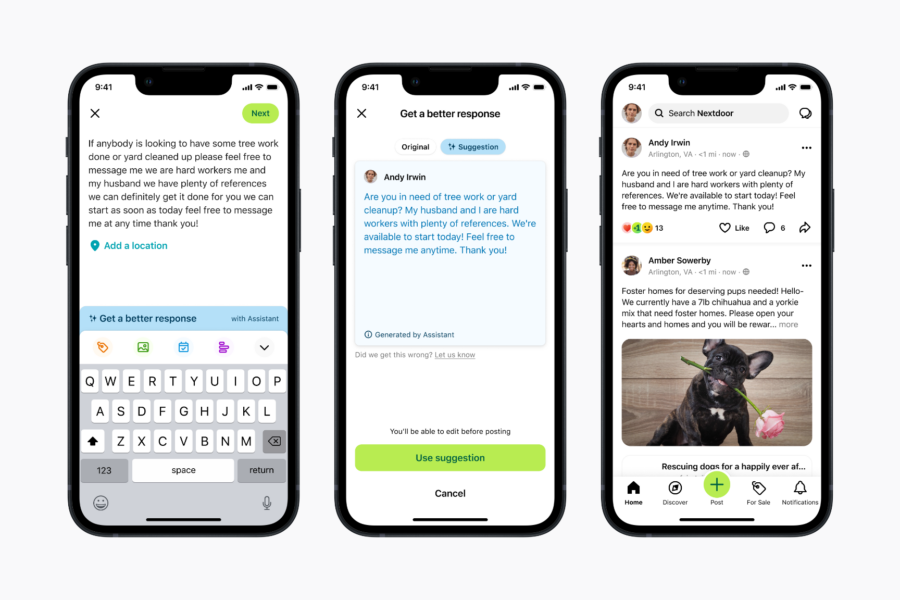 Nextdoor використовує генеративний ШІ, щоб заохочувати користувачів перефразовувати неприязні повідомлення