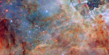 Images of the Tarantula Nebula captured by the Hubble Space Telescope