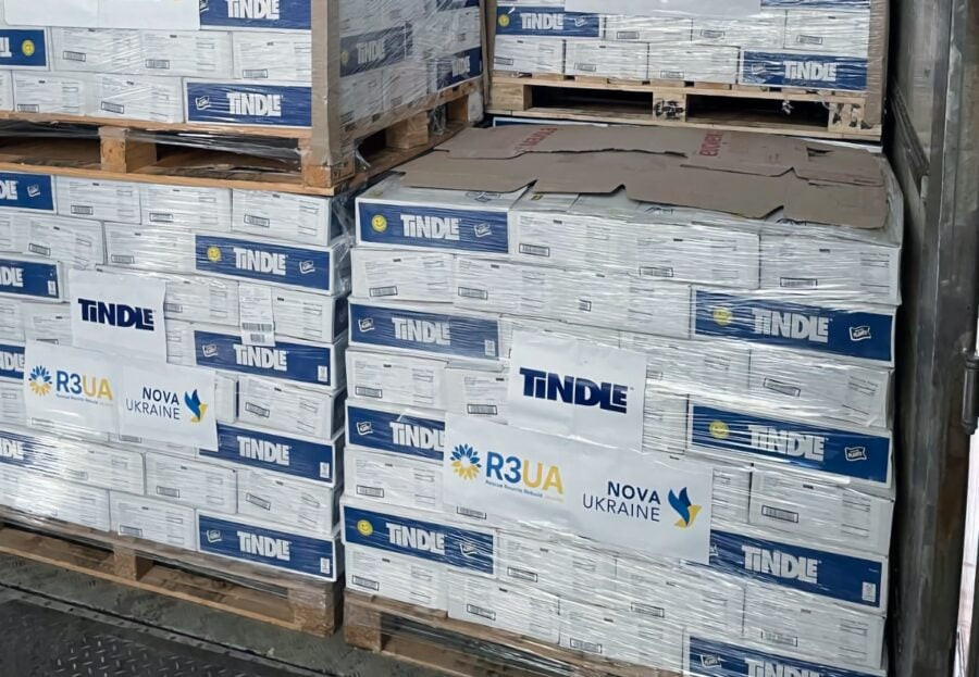 The charity organization R3UA delivered 8 tons of products of the American food startup Next Gen Foods to Ukraine