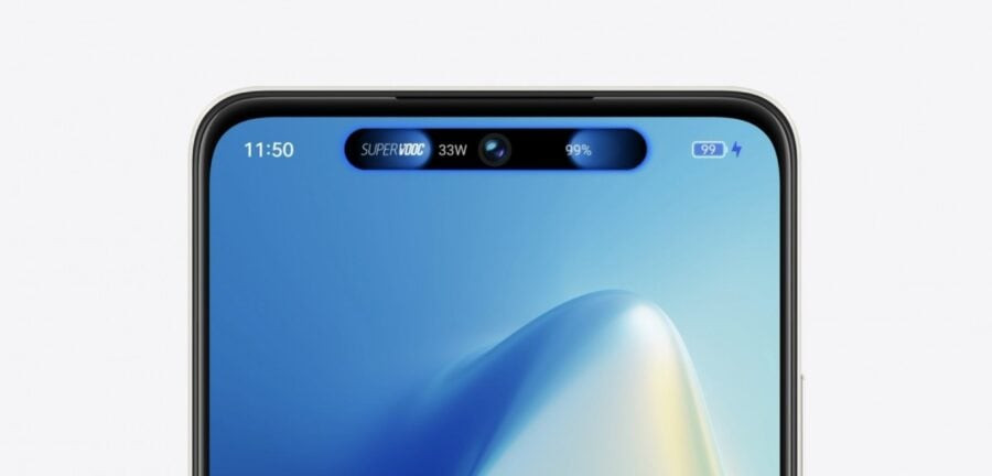 Realme C55 became the first Android smartphone with an analogue of Apple Dynamic Island - Mini Capsule